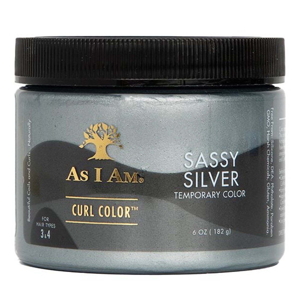 AS I AM Curl Color Temporary Color Gel (6oz) Sassy Silver AIA03576