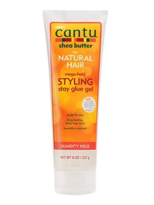 CANTU Natural Hair Extreme Hold Styling Stay Glue (8oz)