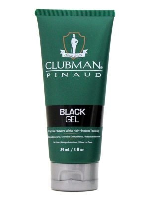 CLUBMAN Pinaud Instant Touch Up Color Gel (3oz) Black Gel