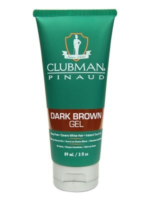 CLUBMAN Pinaud Instant Touch Up Color Gel (3oz) Dark Brown Gel
