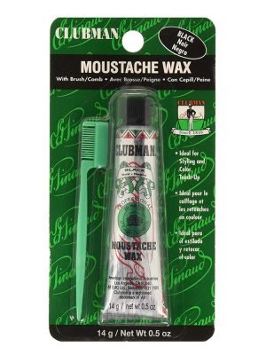 CLUBMAN Pinaud Moustache Wax (0.5oz) Black