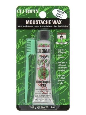 CLUBMAN Pinaud Moustache Wax (0.5oz) Neutral