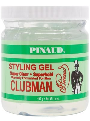 CLUBMAN Pinaud Styling Gel (16oz) Super Clear and Superhold