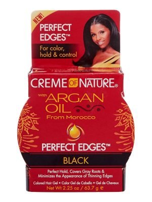 CREME OF NATURE Argan Oil Perfect Color Edges (2.25oz) Black