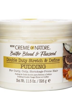 CREME OF NATURE Butter Blend & Flaxseed Double Duty Stretch & Define Pudding (11.5oz)