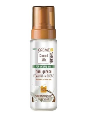 CREME OF NATURE Coconut Milk Curl Quench Foaming Mousse (7oz)