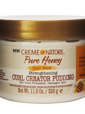 CREME OF NATURE Pure Honey Hair Food Banana Curl Creator Pudding (11.5oz)