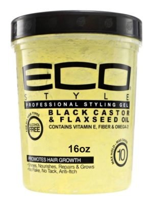 ECO Styling Gel [Black Castor & Flaxseed Oil] 16oz