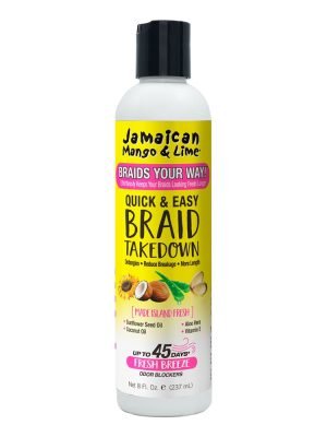 JAMAICAN MANGO & LIME Braids Your Way Braid Take Down (8oz)