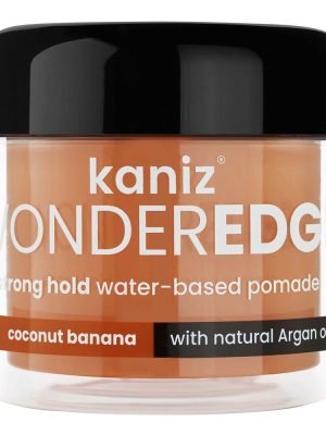 KANIZ WONDEREDGE Strong Hold Pomade (4oz) Coconut Banana
