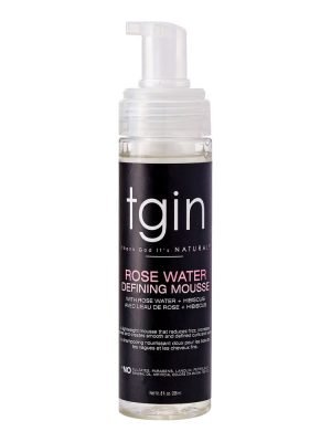 TGIN Rose Water Curl Defining Mousse (8oz)